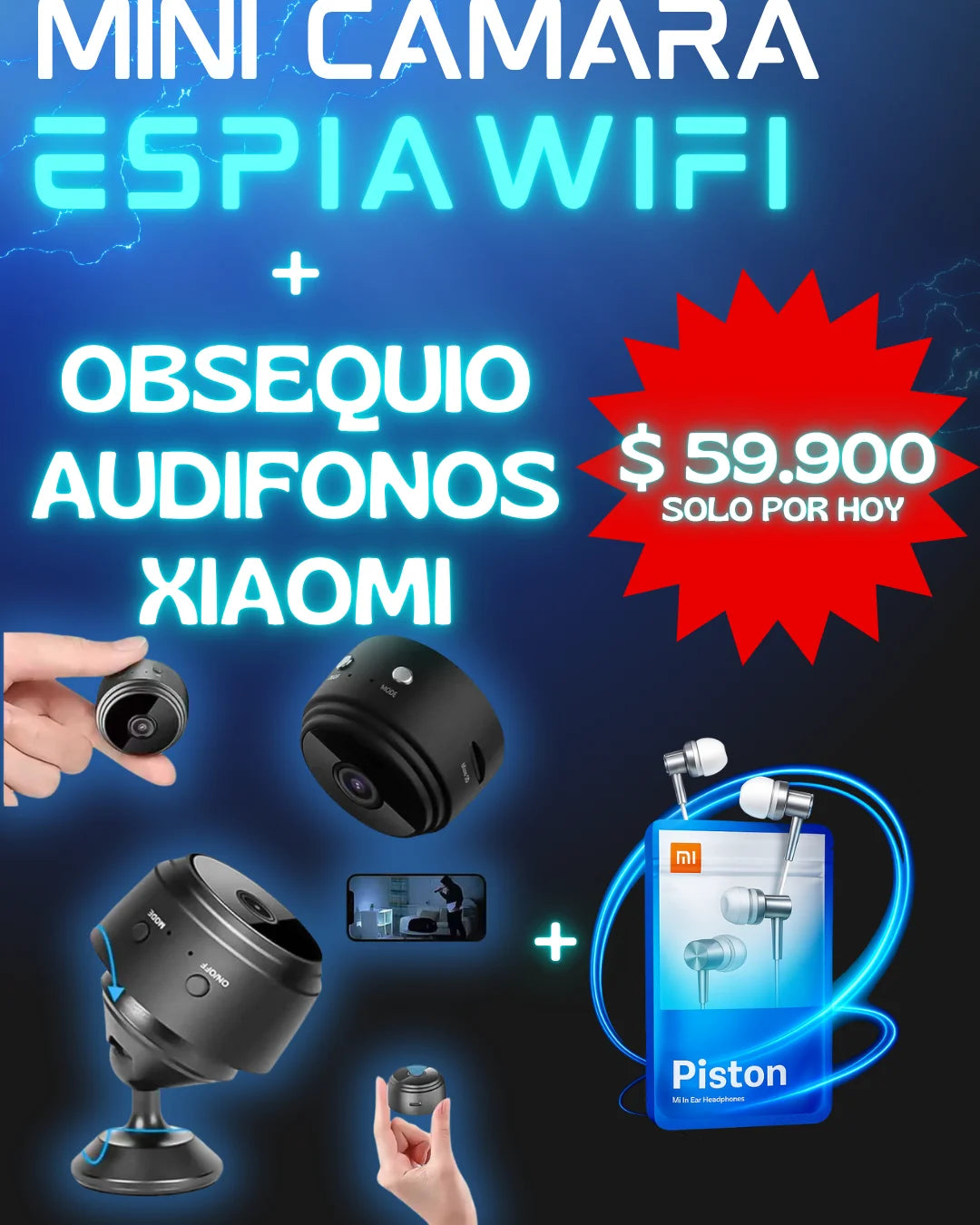 MINI CAMARA ESPIA WIFI